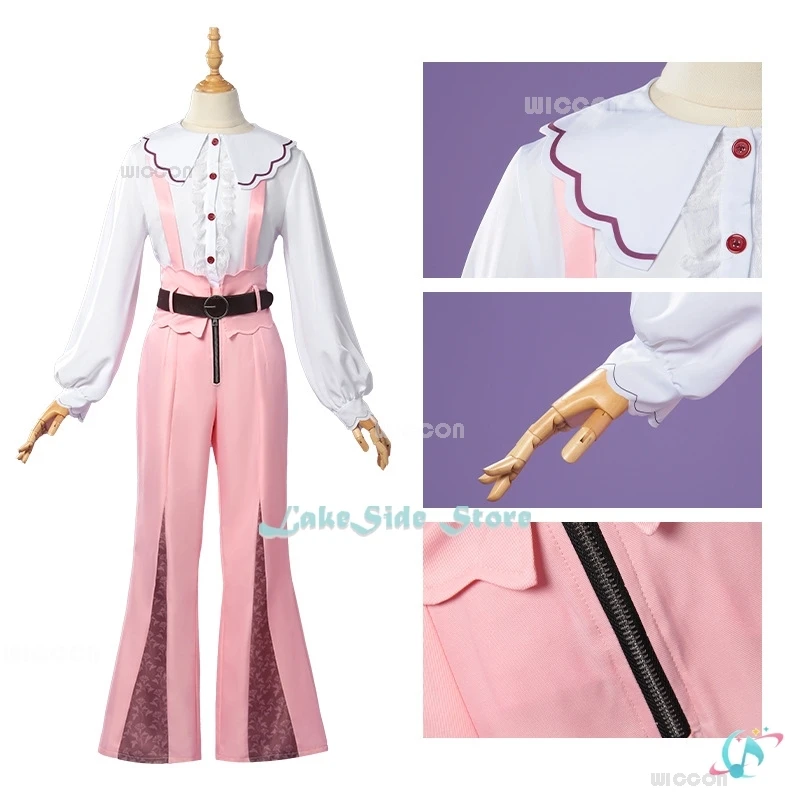Mizuki Akiyama Косплей Поющие костюмы Game Project Sekai MZK PJSK Розовые брюки для девочек Костюм
