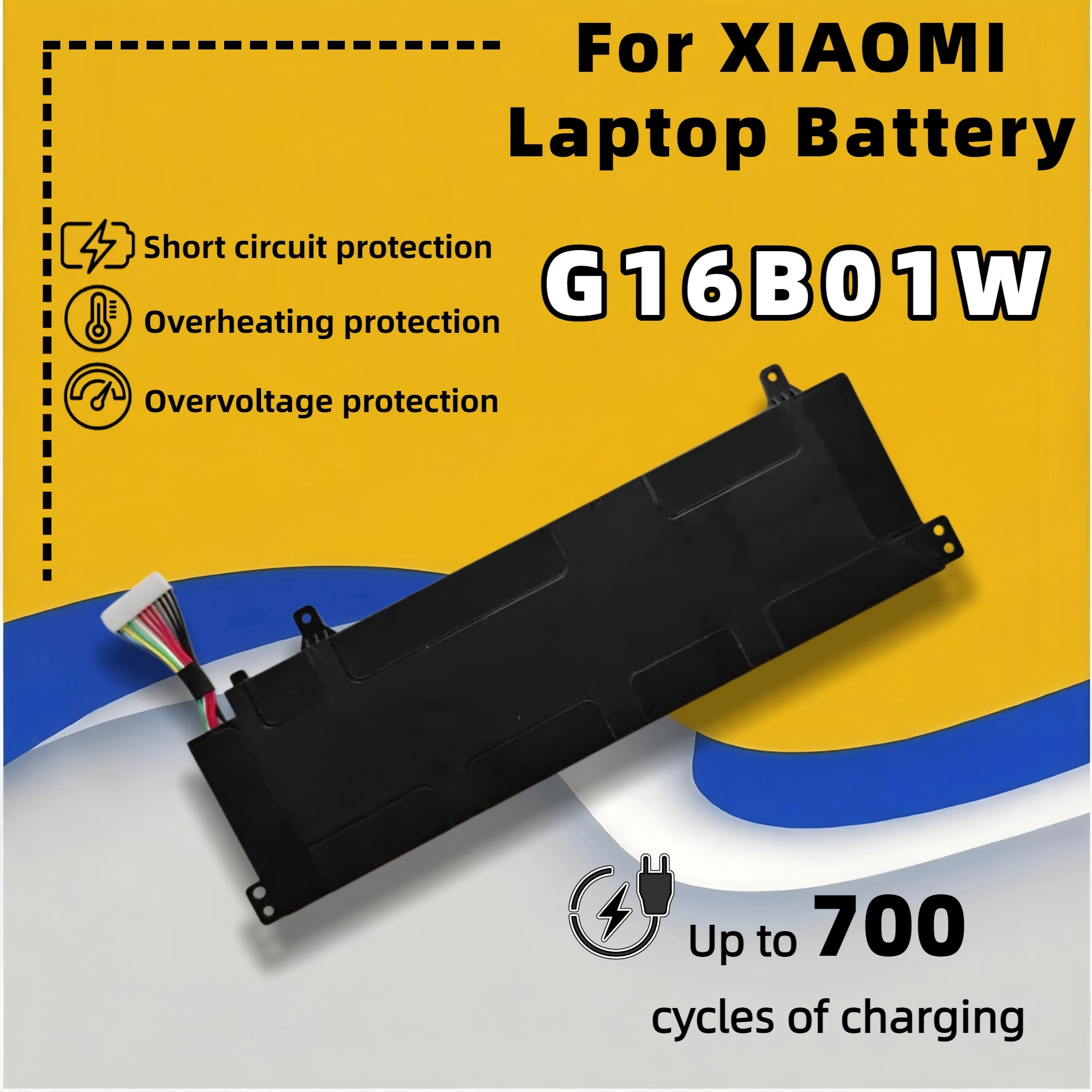Фото Аккумулятор FRLESUI G16B01W для ноутбуков Xiaomi Redmi G 16.1 Gaming Laptop RMG2103 RMG2104-AB, RMG2104 RMG2212, сменный аккумулятор №4