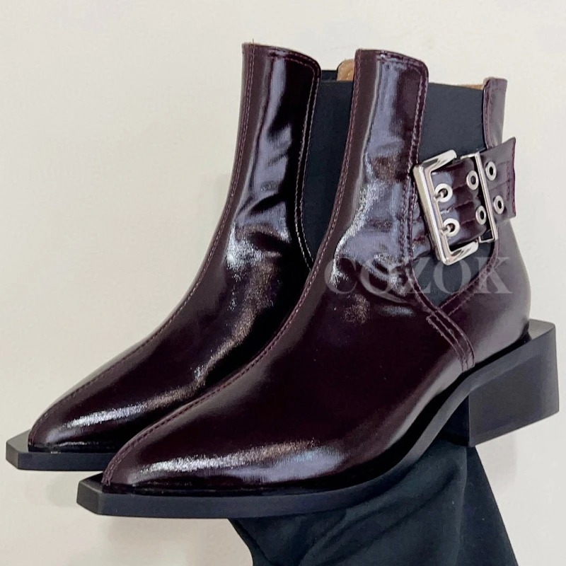 

Женские кожаные ботинки, Новинка осени 2023, удобные текстурные увеличивающие рост короткие ботинки, лаконичная стильная женская обувь с острым носком