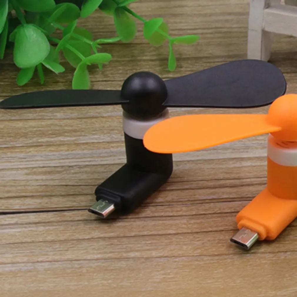 Для Android портативный крутой с микро-USB-вентилятором USB-вентиляторы низкий голос