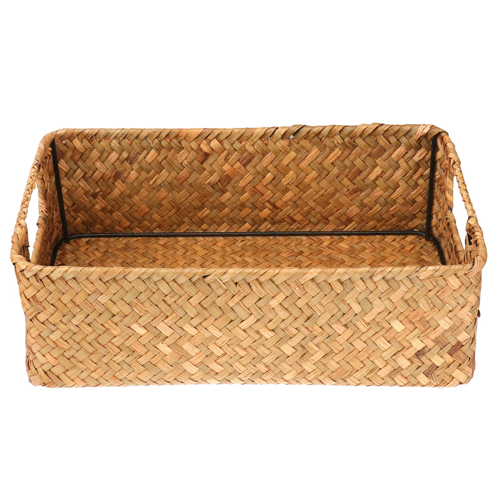

Hand-woven Seaweed Organizer Kids Makeup Set Disc Bamboo Baby Laundry Hamper Lid
