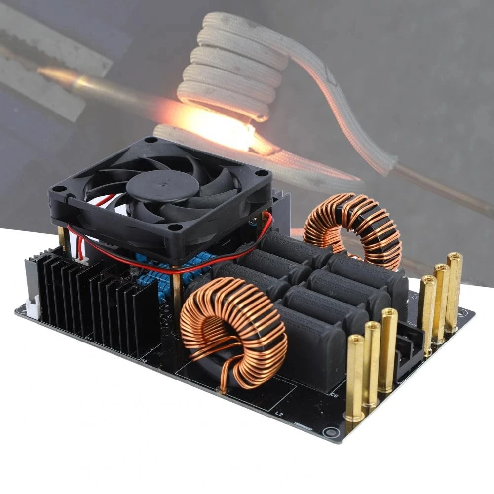 

1000W 50A DC 12-40V Induction Heating Board ZVS Power Supply Module Low Voltage Flyback Driver Heater Tesla Coil DIY