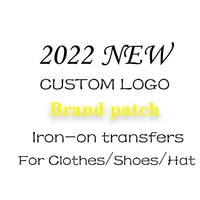 fashion logo brand patches on clothes custom logo iron on transfers for clothing thermoadhesive patch stickers appliques diy