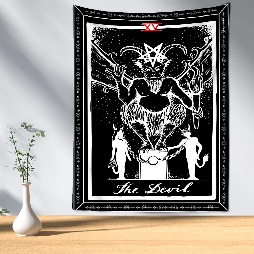 

Funny Psychedelic Tapestry Black Background Art Aesthetics Wall Hanging for Bedroom Living Room Wall Decoration Tapiz Tapestries
