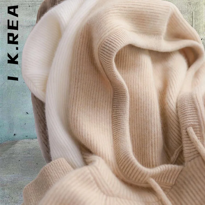 

I K.Rea Fashion Women Sweater Knitted Soft Women's Jumper 2022 Chic Turtleneck Knit Sweater Vintage Inner Wear Popular Knitwear