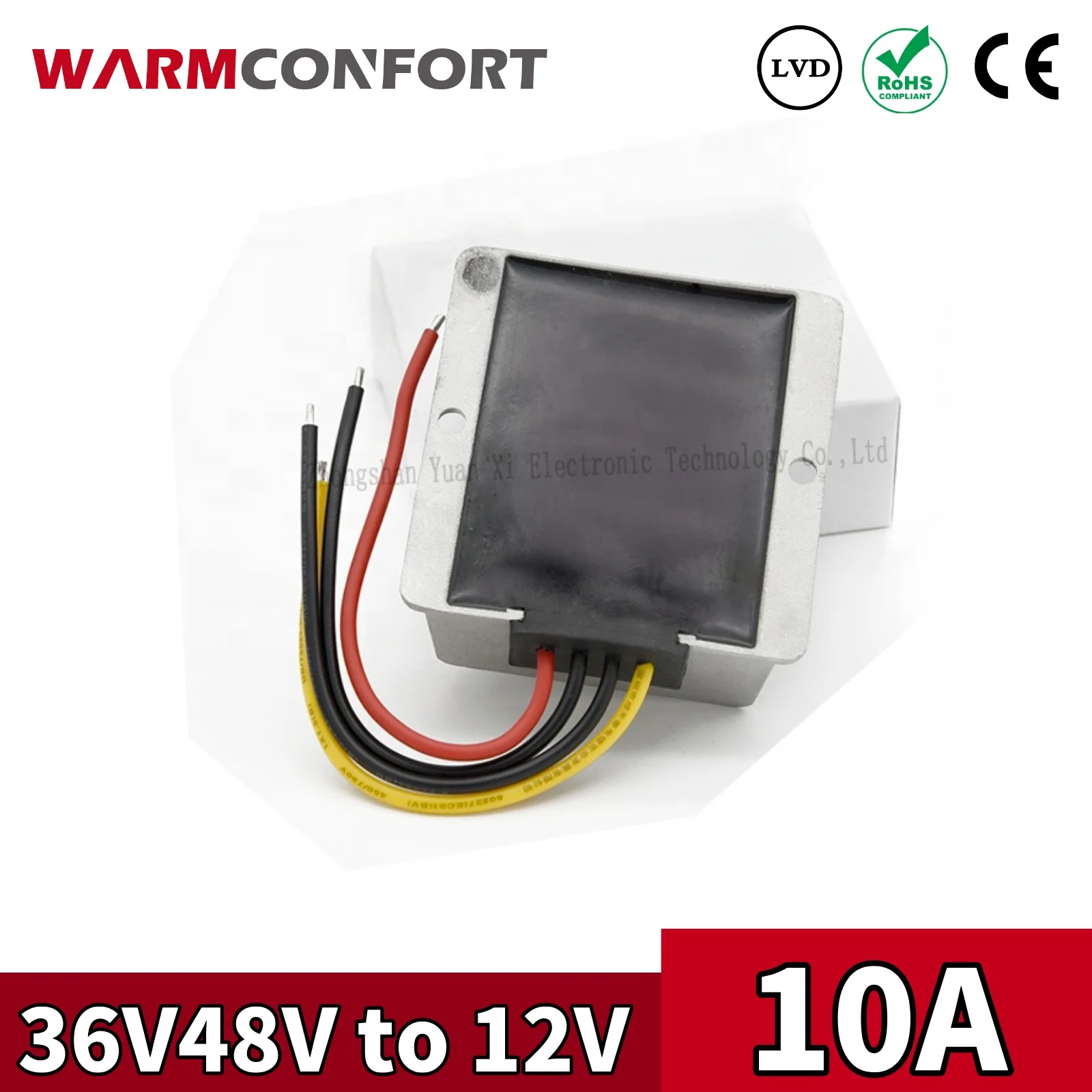 

36V 48V to 12V 10A 120W DC DC Converter Step-down Buck Car Truck Vehicle
