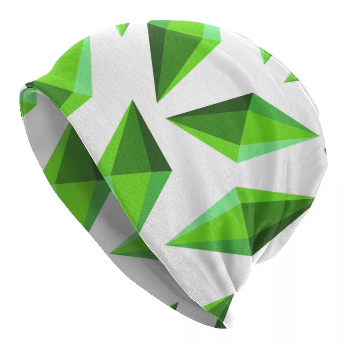 

Spinning Plumbobs Skullies Beanies Caps For Men Women Unisex Trend Winter Warm Knitted Hat Adult The Sims Video Game Bonnet Hats