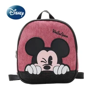 disney minnie 2022 new childrens backpack luxury brand fashion boys and girls schoolbag canvas cartoon large capacity backpack