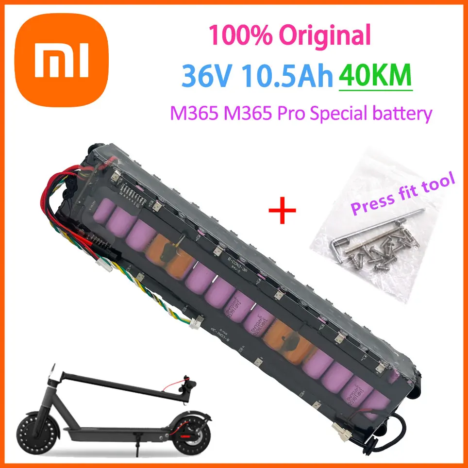 

Xiaomi 36 В подходит для электрического скутера Xiaomijia M365 20 км BMS 18650 15000 мАч 36 В 10S3P 250 Вт ~ 600 Вт литиевая батарея