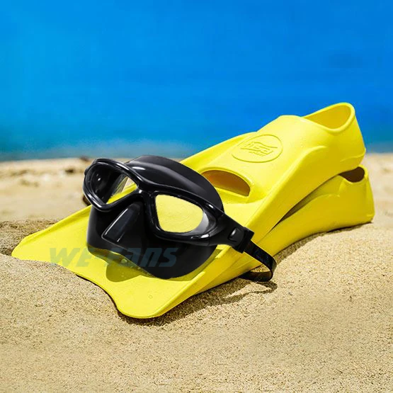 We-Fans маска для дайвинга с экстремальным низким объемом черная силиконовая