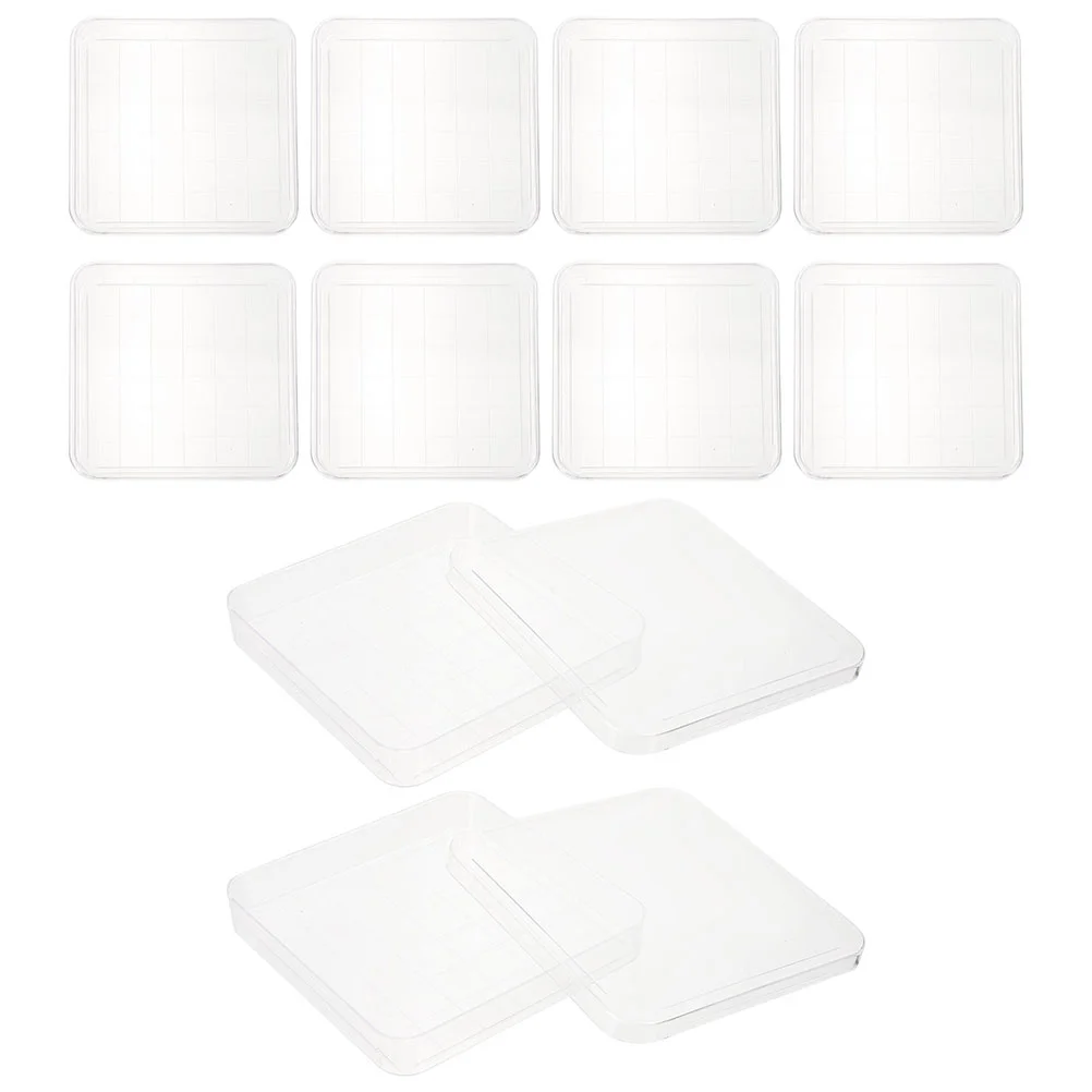 

10 шт., одноразовые квадратные контейнеры для нефти