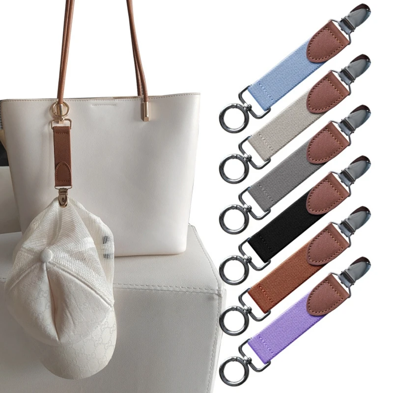 

652F Portable Hat Clips for Outdoor Travel Handbag Backpack for Women Kids Adults