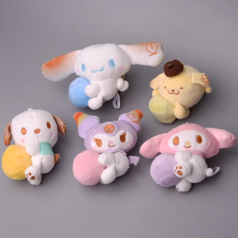 

Sanrio Kawali Kuromi Hello Kitty My Melody Cinnamoroll Pillow Plush Toys lushie Keychain Stuffed Doll for Kids christmas gift
