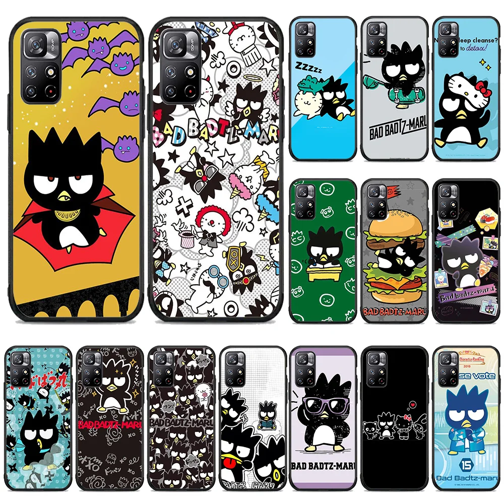 Черный чехол B-60 Badtz-Maru для Huawei Nova P30 Y6 Y9 2i Y70 Y5 8i 3i Y6P 7i Y70S Y6S Y7A Pro Lite Prime 2019