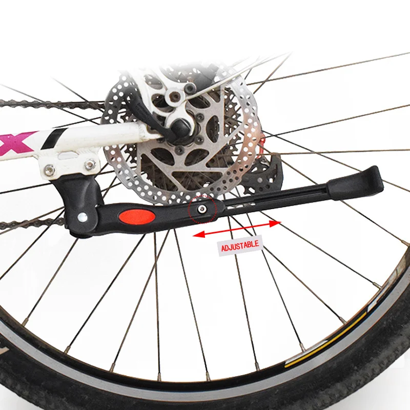 Universal Adjustable MTB Bike Cycling Parking Kick Stands Leg Rack Brace Mount Side Support Bicycle Parts Accessories | Спорт и