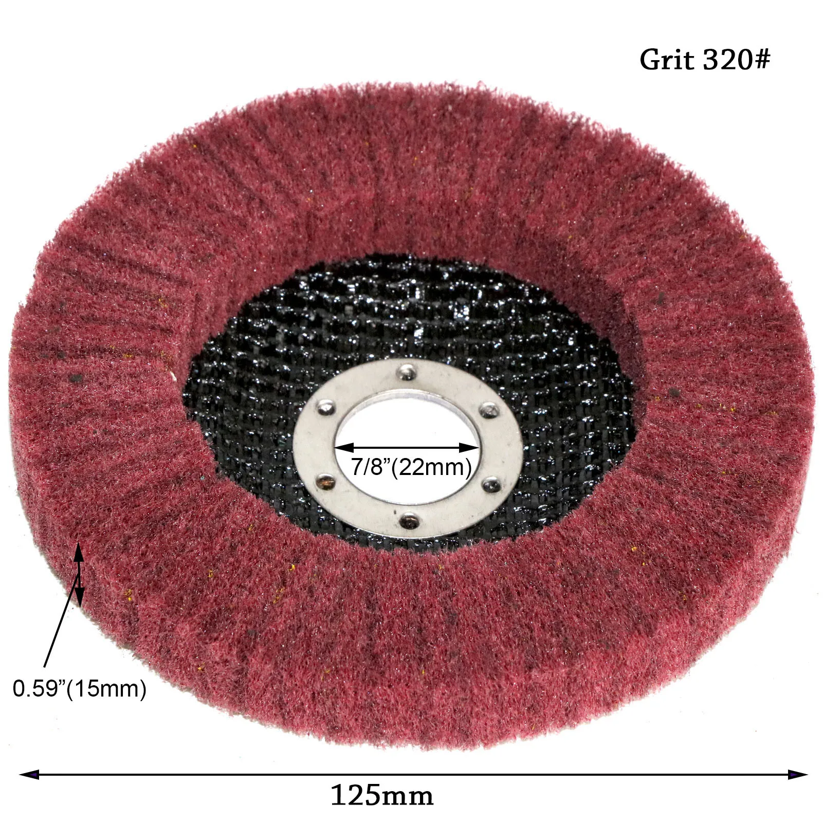 

Шлифовальные диски Hiqalty, 5 дюймов, зеленый, красный, нейлоновое волокно