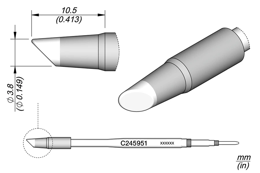 

Наконечники паяльника JBC C245 Series C245951 C245933, совместимая с JBC CDB паяльная станция, ручка для SMD печатных плат, инструменты для ремонта