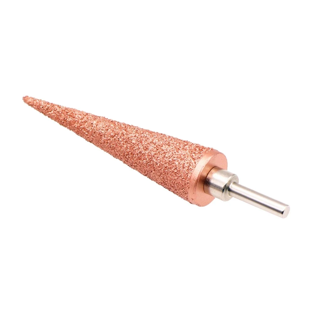 50/100mm Tapered Cone Rasp With Arbor Adaptor Grind For Tire Buffing Grinding Abrasive Woodworking Repair Power Tool Accessories