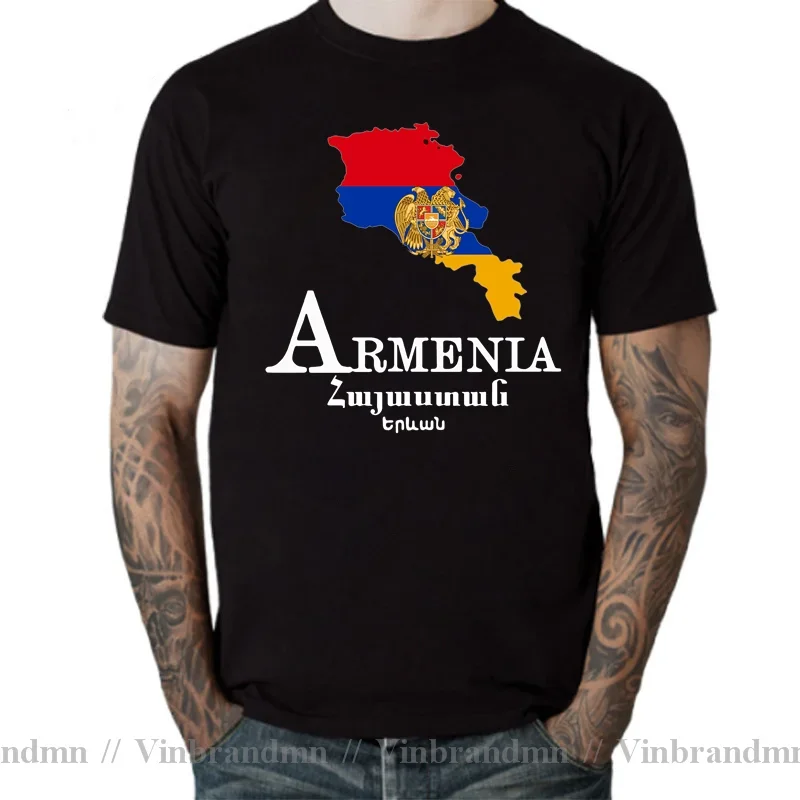 New Stylish Vintage Made In Armenia T shirt women men Retro Armenian Coat Of Arms T-shirt Pride Birthday Gift Tee