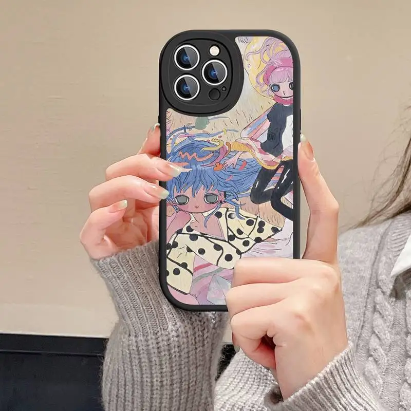 Aya Takano Phone Case Hard Leather For iPhone 14 13 12 Mini 11 14 Pro Max Xs X Xr 7 8 Plus