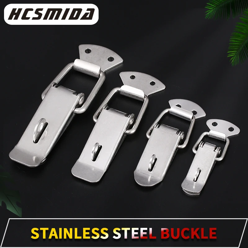 

HCSMIDA Factory Direct Stainless Steel Lock Keyhole Hasp Hardware Fittings Anti-shedding Cabinet Door Locks мебельная фурнитура