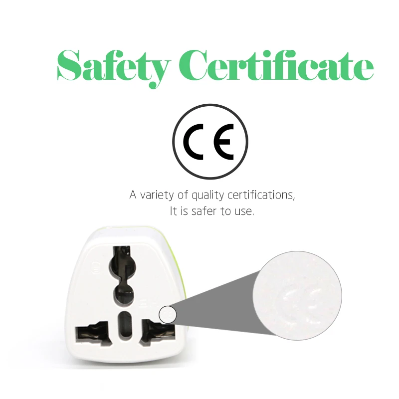 Универсальный адаптер для путешествий с европейской, американской и австралийской розеток на британскую розетку.