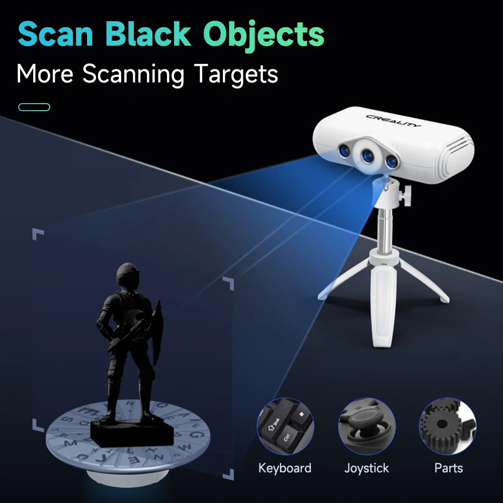 3D-сканер Creality CR-Scan Lizard / 01 Высокая точность Сканирование в ярком свете нескольких