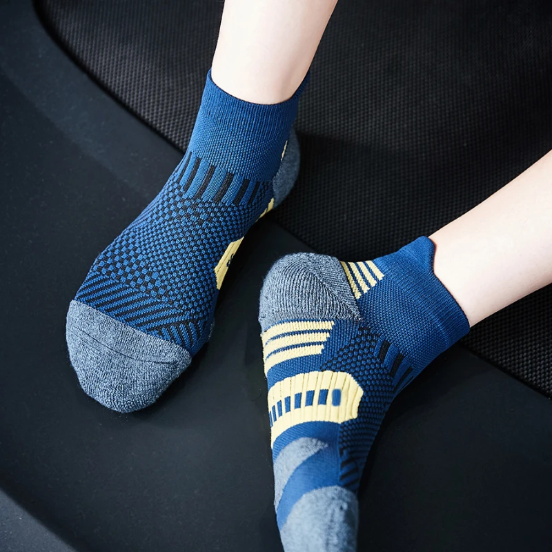 

Спортивные Нескользящие короткие быстросохнущие баскетбольные носки Sockstowel
