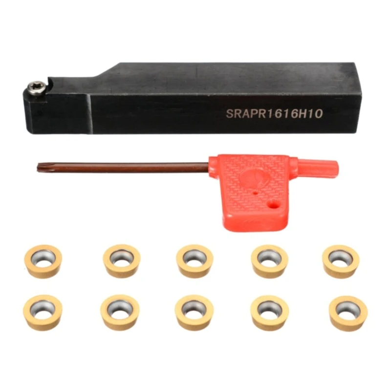 Индексируемый держатель токарных станков по металлу SRAPR1616H10 с 10 шт. RPMT10T3MO