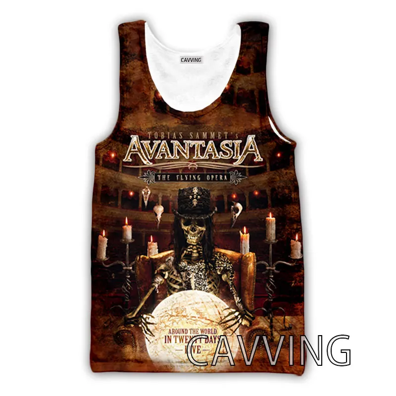 Майка аванстасия для мужчин и женщин жилет с 3D принтом рок летняя уличная одежда