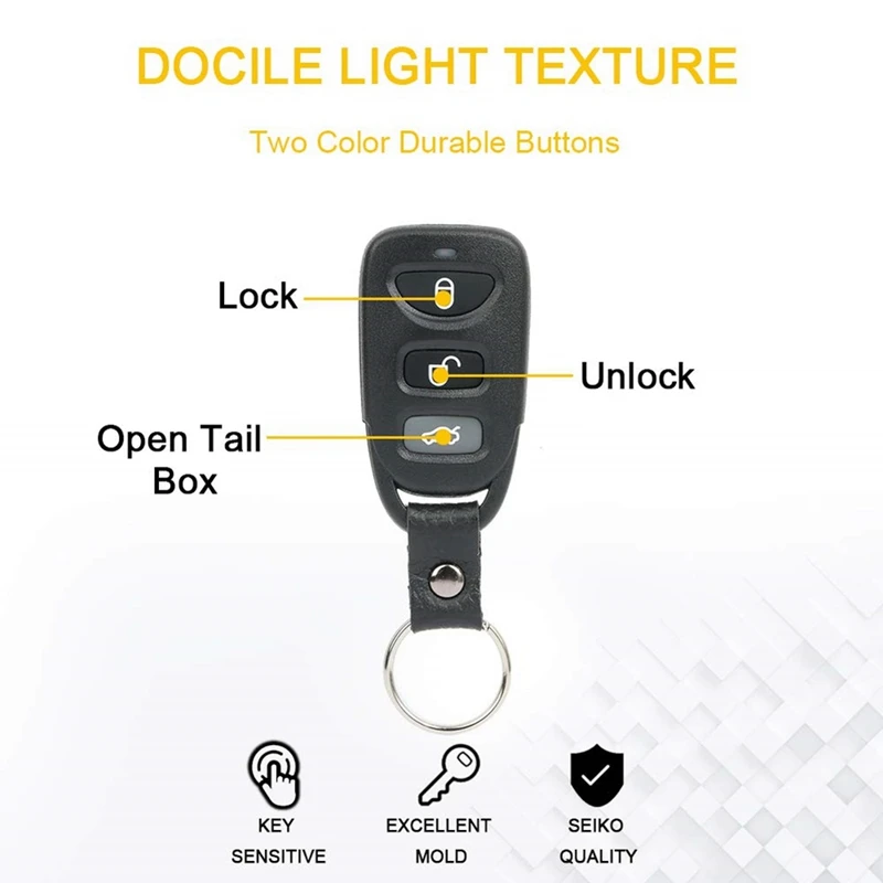 Брелок без ключа для Hyundai Elantra Sonata Kia Optima пульт дистанционного управления замена