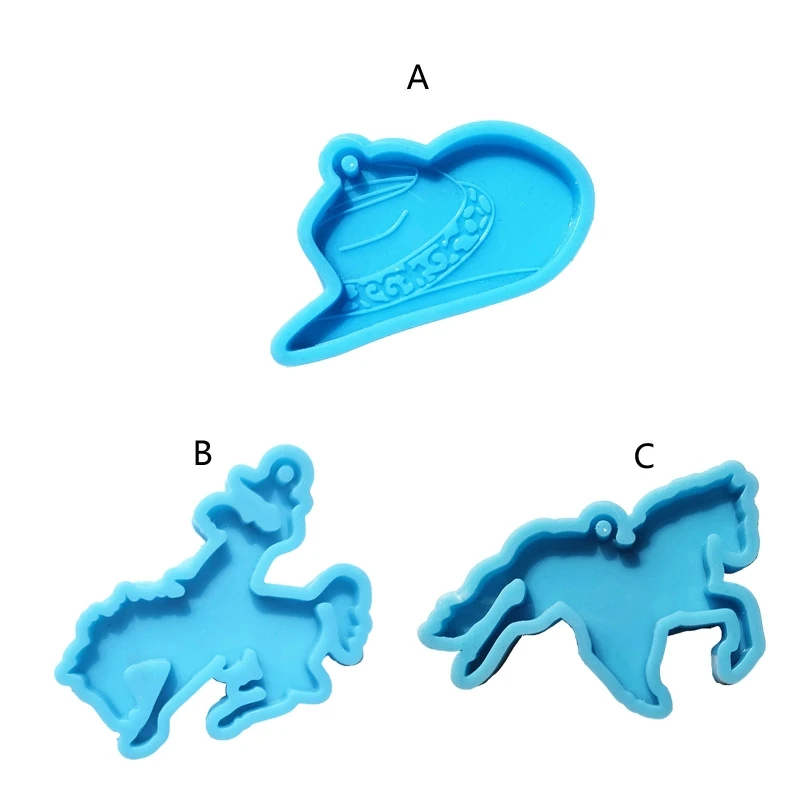 

Орнамент для шляпы верховой езды, каучуковая силиконовая форма, женский брелок, декоративная подвеска, ювелирная форма для рукоделия