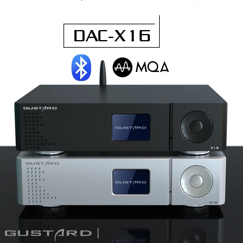 GUSTARD DAC-X16 2x ES9068 MQA XMOS BT5.0 DAC HIFI EXQUIS LDAC Bluetooth XU216 DSD512