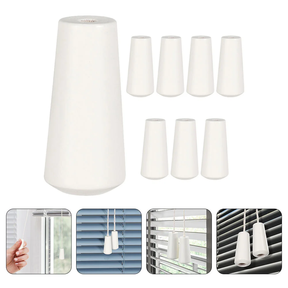 8 шт. деревянные жалюзи для часов подвеска аксессуары на шнурке шнур штор тянет