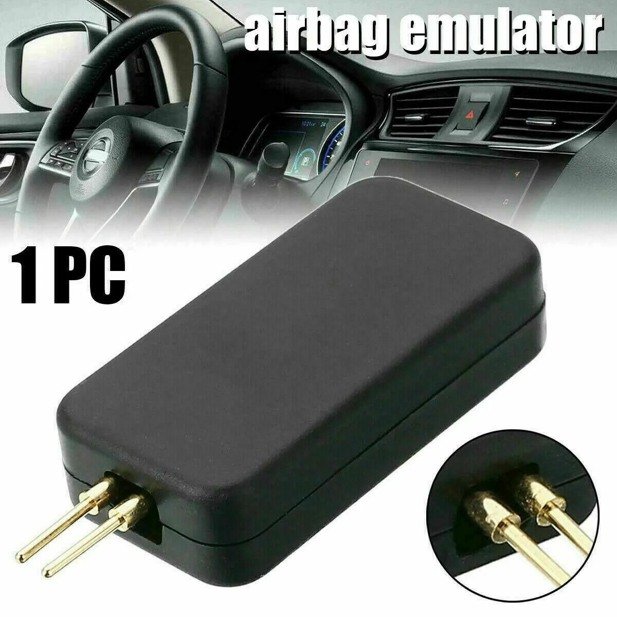 

1PC Airbag Emulator Bypass Fault Light SRS Sensor Simulator Universal New