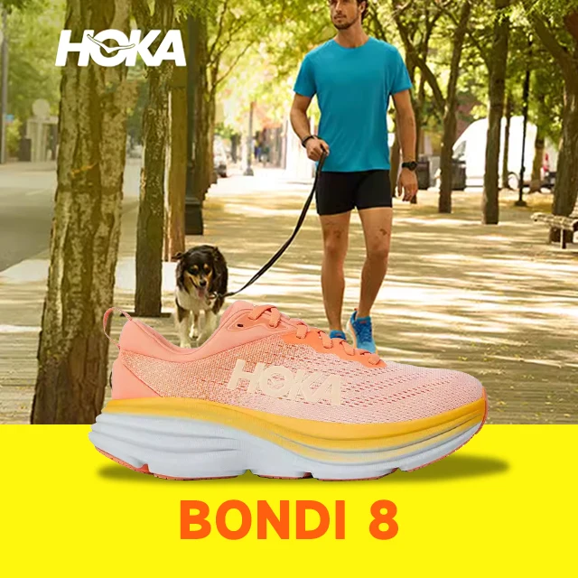 

HOKA Bondi 8 Clifton 8 Outdoor Sport Running Shoes Breathable Anti Slip Cushioning Road Runs Shoes Men Sport Shoes Sneaker Women