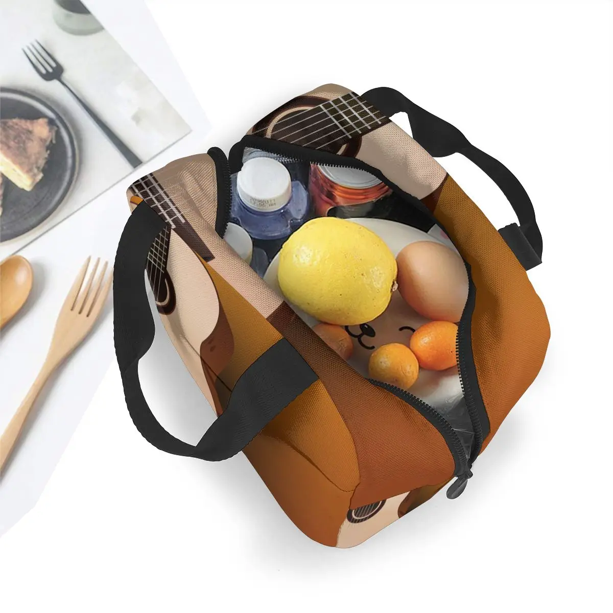 Сумка для ланча акустической гитары Термоизолированный Ланч-бокс