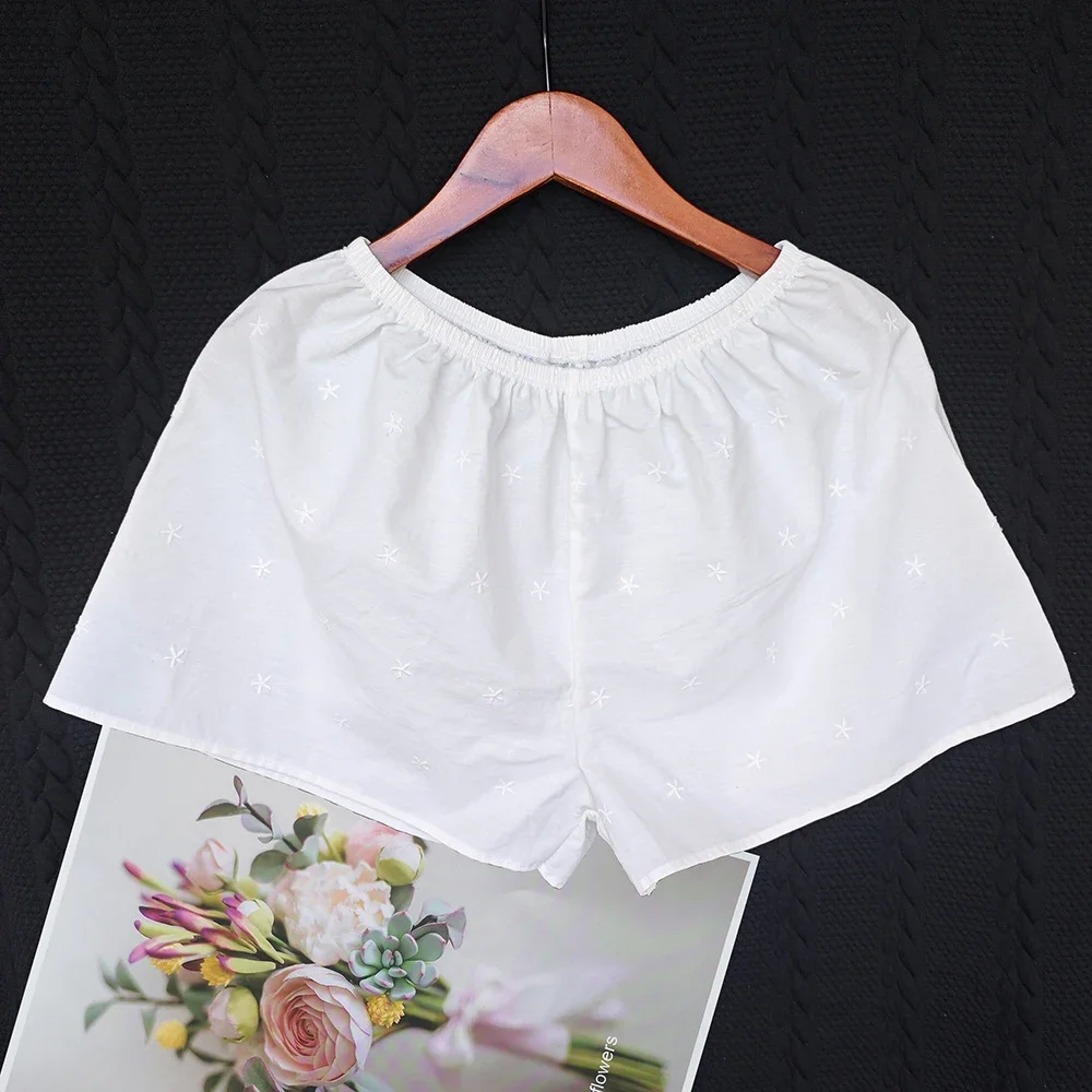 Женские шорты полубрюки хлопковые повседневные модные винтажные пижамы