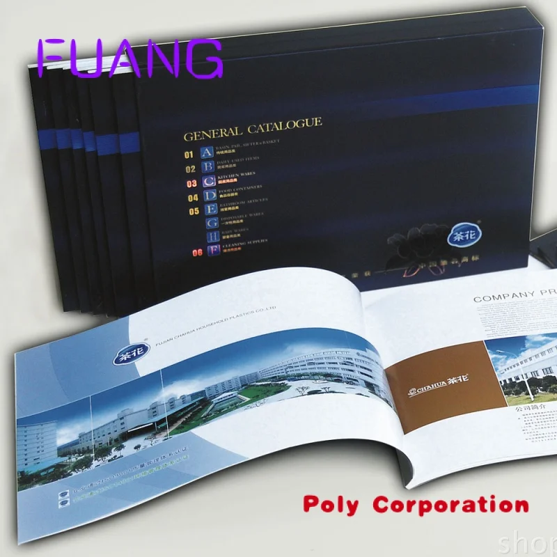 CMYK paper OEM design customized printing brochures, Manual, catalog printing flyer