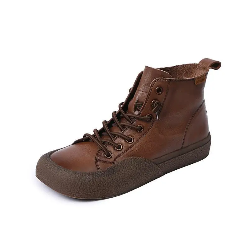 

Женские ботинки в стиле ретро, короткие ботинки на толстой подошве, повседневные универсальные короткие ботинки челси в британском стиле, Р...