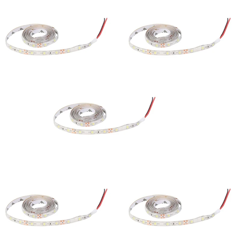 

5 шт., водонепроницаемая фотовспышка 1M 60-3528 SMD, фотолампа 12 В постоянного тока (белая)