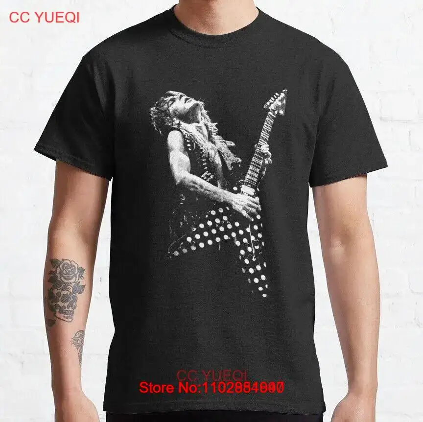 Классическая футболка Randy Rhoads Newwshirtrandy размер США S-5XL