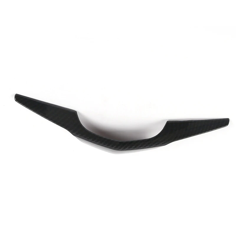 

Car Black Carbon Fiber Style ABS Steering Wheel Trim Cover Moulding Strip Fit for Cadillac XT5 2016 2017 2018 2019 2020 2021