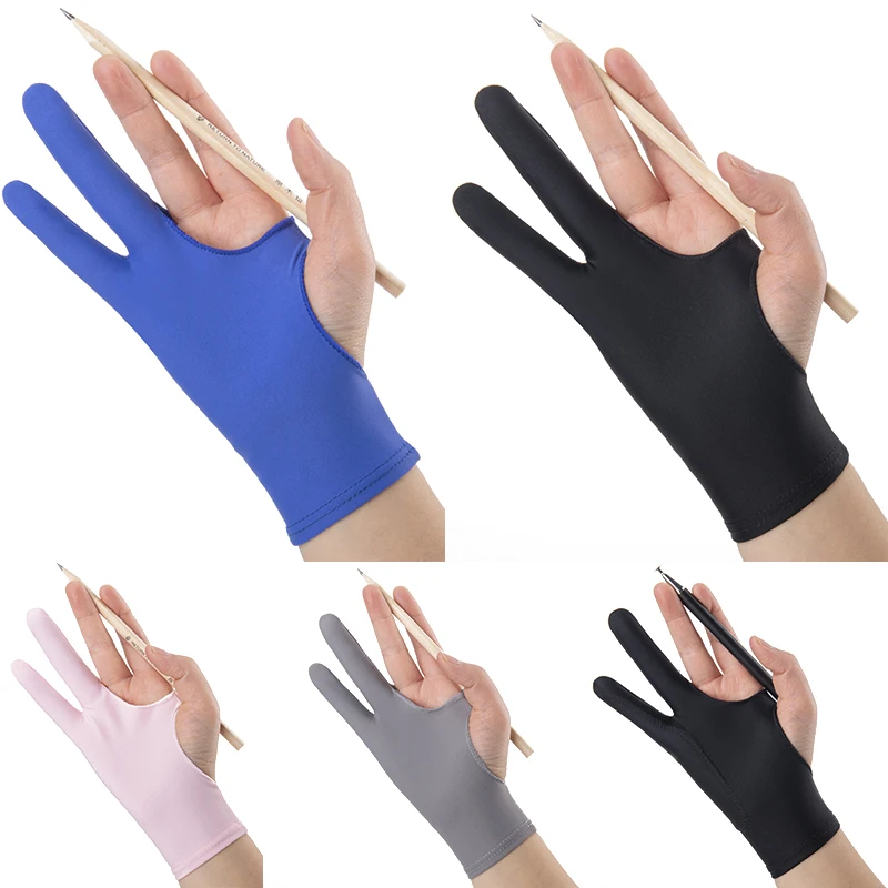 

Finger Sketch Writing Electronic Screen Drawing Gloves AntiMistouch Anti-fouling Sweat Dirty Solid Color Soft Painting Gloves