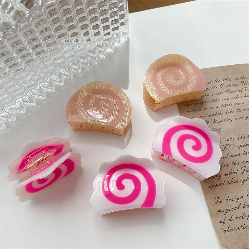 

Design Girls Sweet Geometric Women Hair Accessories Acetic Acid Hair Claw Korean Style Hair Clip Kamaboko Barrettes