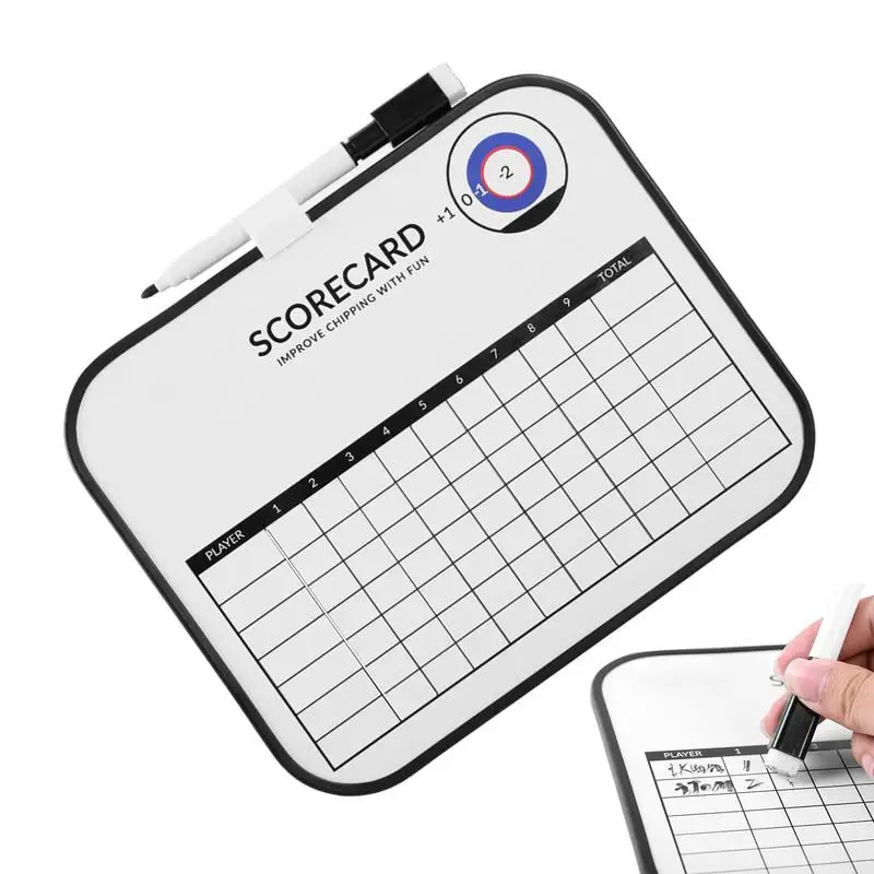 

Referee Cards Erasable Clear Match Data Record Double-sided Sports Gear Score Board For Dates Number Of Holes Par Score