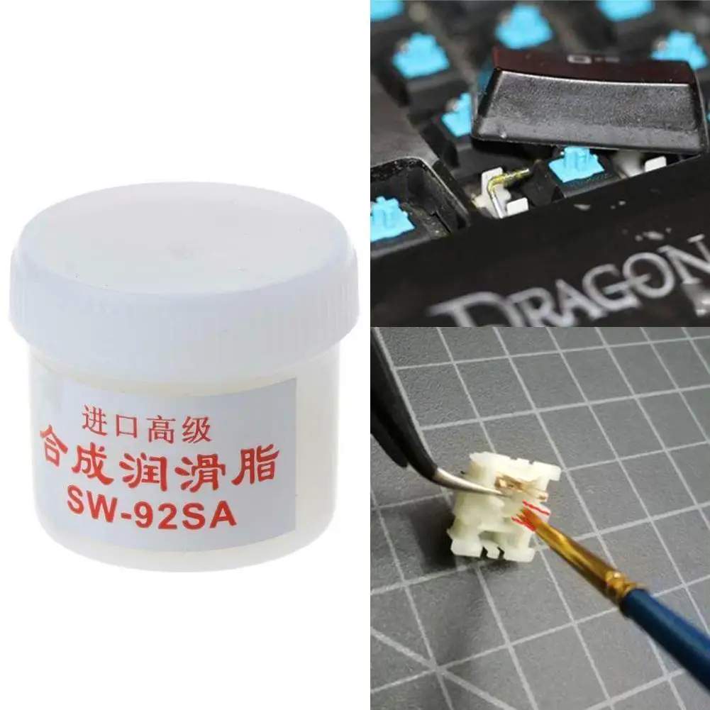 

White Synthetic Grease Lubricating Oil Fixing Film Plastic Keyboard Gear Grease Bearing Lubricant Printers Bearing Accessories