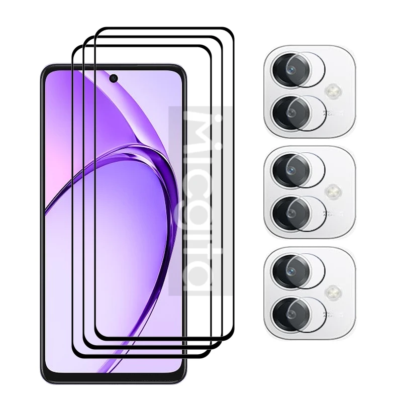 Фото Полная защита для смартфона OPPO A20 A40 A40M A60 5G, стекло против царапин A40, мягкое волокно, пленка для камеры №1