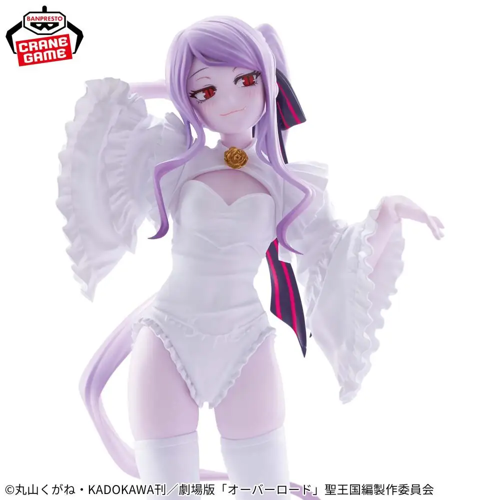 Фото В наличии: Оригинальная фигурка Banpresto GLITTER&GLAMOURS Wedding Shalltear из аниме Overlord, коллекционная модель в коробке №4