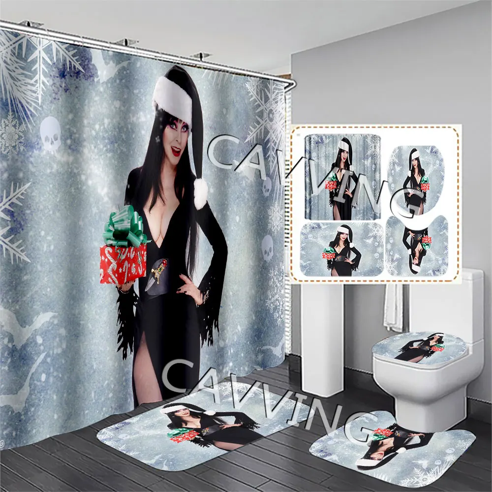 Занавески для душа E-Elvira хозяйка с 3D принтом водонепроницаемые занавески ванной